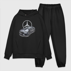 Мужской костюм oversize хлопок Mercedes AMG motorsport