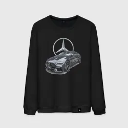 Мужской свитшот хлопок Mercedes AMG motorsport