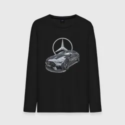 Мужской лонгслив хлопок Mercedes AMG motorsport