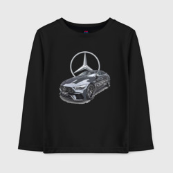 Детский лонгслив хлопок Mercedes AMG motorsport