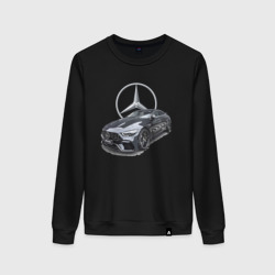 Женский свитшот хлопок Mercedes AMG motorsport