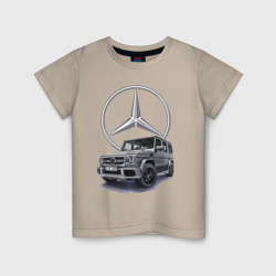 Детская футболка хлопок Mercedes Gelendwagen G63 AMG G-class G400d