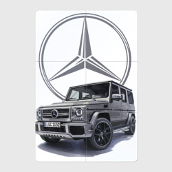 Магнитный плакат 2Х3 Mercedes Gelendwagen G63 AMG G-class G400d