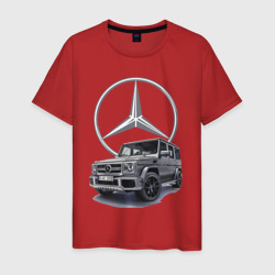 Мужская футболка хлопок Mercedes Gelendwagen G63 AMG G-class G400d