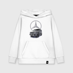 Детская толстовка хлопок Mercedes Gelendwagen G63 AMG G-class G400d
