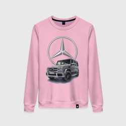 Женский свитшот хлопок Mercedes Gelendwagen G63 AMG G-class G400d