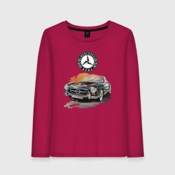 Женский лонгслив хлопок Mercedes-Benz retro rarity