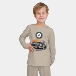 Детская пижама с лонгсливом хлопок Mercedes-Benz retro rarity - фото 2
