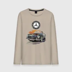 Мужской лонгслив хлопок Mercedes-Benz retro rarity
