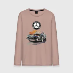 Мужской лонгслив хлопок Mercedes-Benz retro rarity