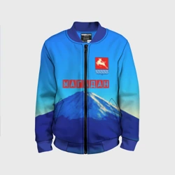 Детский бомбер 3D Магадан герб