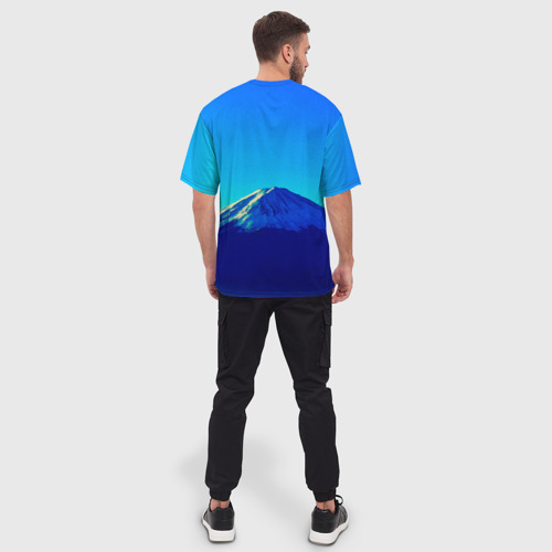 Мужская футболка oversize 3D Магадан герб, цвет 3D печать - фото 4