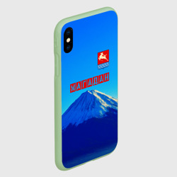 Чехол для iPhone XS Max матовый Магадан герб - фото 2