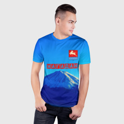 Мужская футболка 3D Slim Магадан герб - фото 2