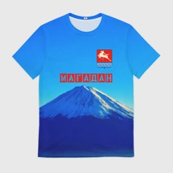 Мужская футболка 3D Магадан герб