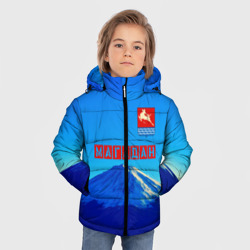 Зимняя куртка для мальчиков 3D Магадан герб - фото 2