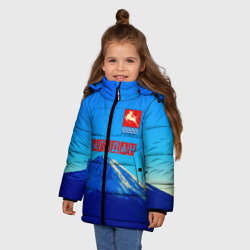 Зимняя куртка для девочек 3D Магадан | герб - фото 2