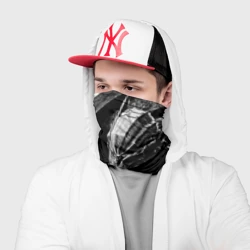 Бандана-труба 3D Berserk ч/б Берсерк - фото 2
