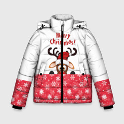 Зимняя куртка для мальчиков 3D Оленёнок Merry Christmas