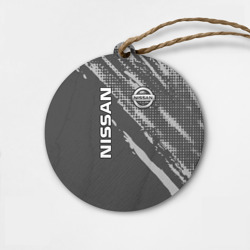 Деревянная игрушка круг Nissan Car Ниссан