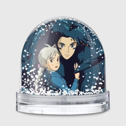 Игрушка Снежный шар Ходячий замок Софи и Хаул летят