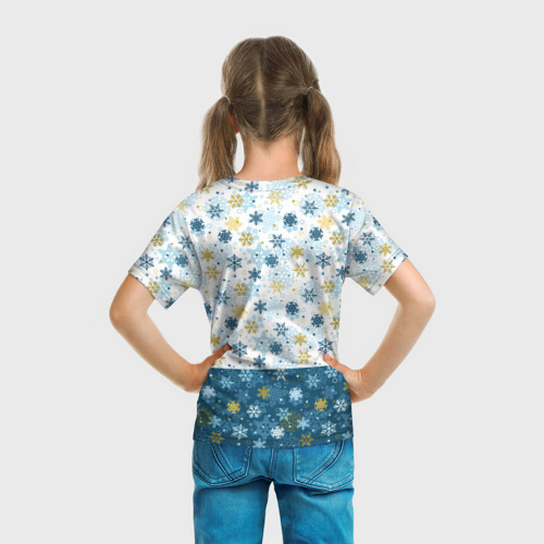 Детская футболка 3D Весёлый Оленёнок, цвет 3D печать - фото 6