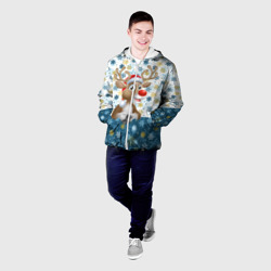 Мужская куртка 3D Весёлый Оленёнок - фото 2