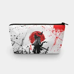 Косметичка 3D Ghost of Tsushima: самурай на фоне красного солнца