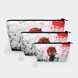 Косметичка 3D Ghost of Tsushima: самурай на фоне красного солнца - фото 2