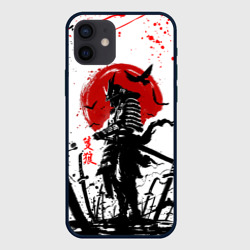 Ghost of Tsushima: самурай на фоне красного солнца – Чехол для iPhone 12 Mini с принтом купить