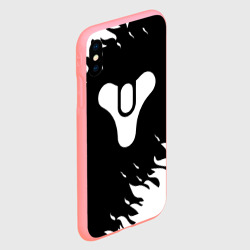 Чехол для iPhone XS Max матовый Destiny 2 logo white fire - фото 2