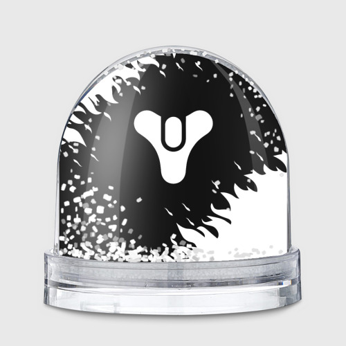 Игрушка Снежный шар Destiny 2 logo white fire