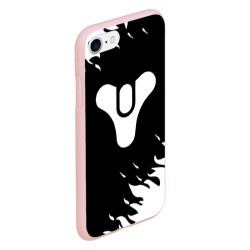 Чехол для iPhone 7/8 матовый Destiny 2 logo white fire - фото 2