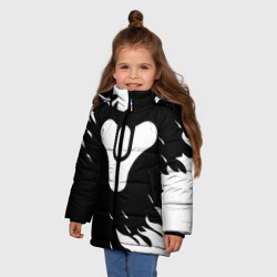 Зимняя куртка для девочек 3D Destiny 2 logo white fire - фото 2