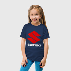 Детская футболка хлопок Suzuki Сузуки лого надпись - фото 2
