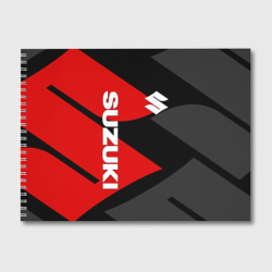 Альбом для рисования Suzuki Сузуки red logo