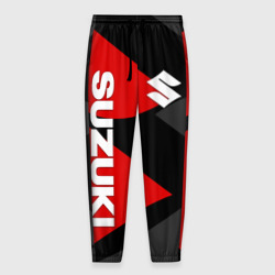 Мужские брюки 3D Suzuki Сузуки red logo