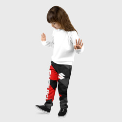 Детские брюки 3D Suzuki Сузуки red logo - фото 2