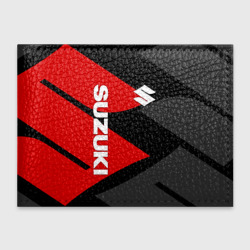 Обложка для студенческого билета Suzuki Сузуки red logo