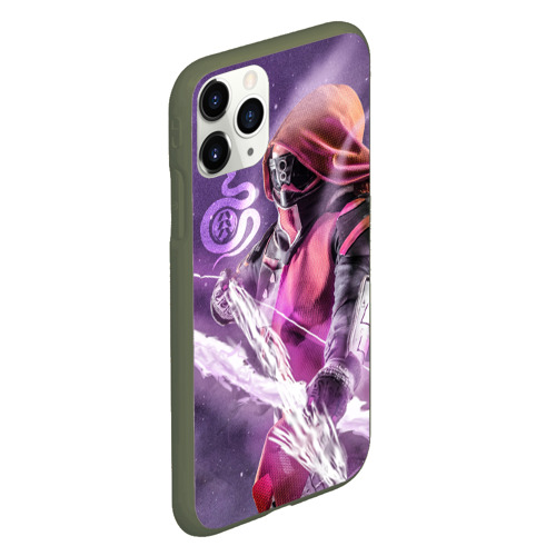 Чехол для iPhone 11 Pro матовый Destiny 2 hunter logo, цвет темно-зеленый - фото 3