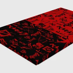 Холст прямоугольный Berserk black red Берсерк паттерн - фото 2