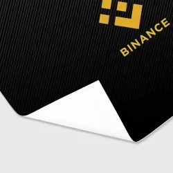 Бумага для упаковки 3D Бинанс лого carbon Binance logo - фото 2