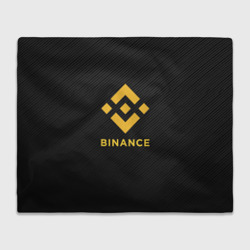 Плед 3D Бинанс лого carbon Binance logo