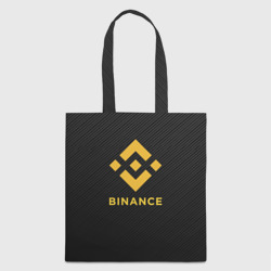 Шоппер 3D Бинанс лого carbon Binance logo