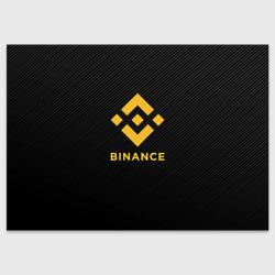 Поздравительная открытка Бинанс лого carbon Binance logo