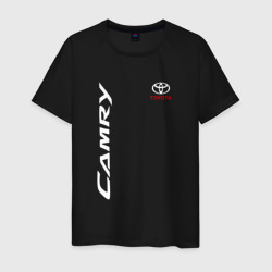Мужская футболка хлопок Toyota Camry Логотип