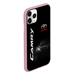 Чехол для iPhone 11 Pro Max матовый Черная Тойота Камри - фото 2