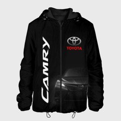 Черная Тойота Камри – Мужская куртка 3D с принтом купить со скидкой в -10%