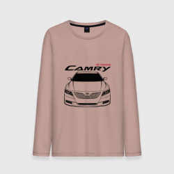 Мужской лонгслив хлопок Логотип Тойота Камри