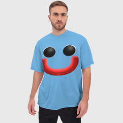 Мужская футболка oversize 3D Huggy Waggy smile - фото 2